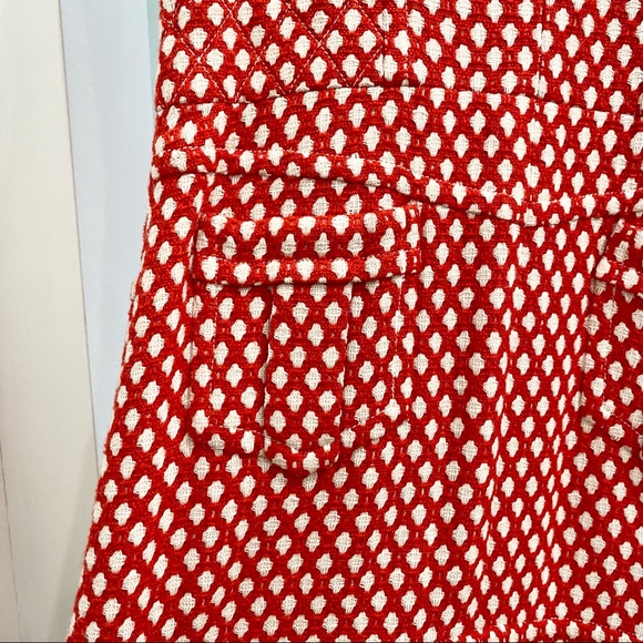 SOLD Authentic Chanel Red and White Tweed Dress size 38 - Picture 8 of 13